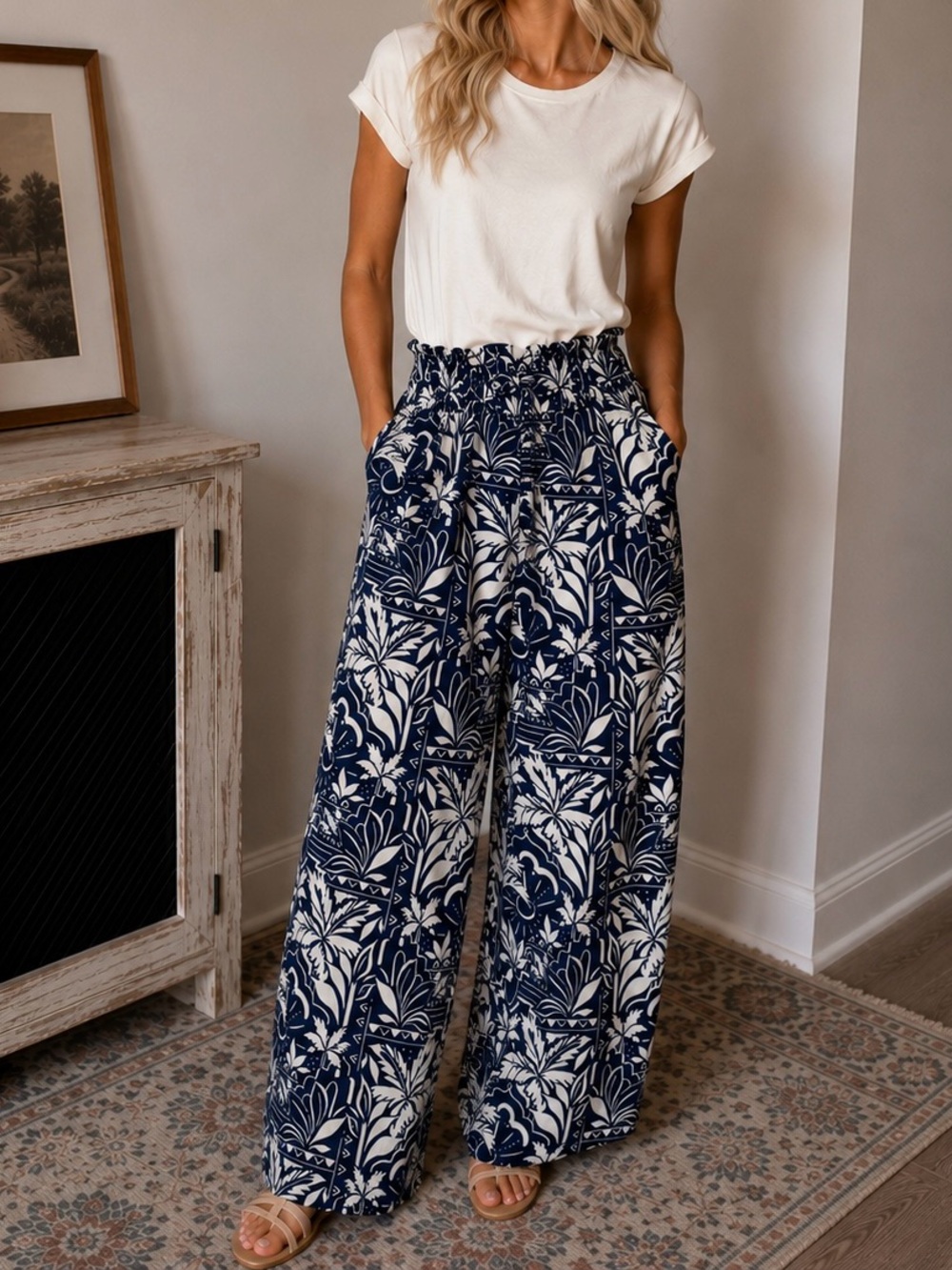 Patrons of Peace Wide-Leg Pants Size M